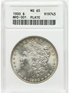 1900 $1 MPD-001 VAM-16 ANACS MS65 �t���� �v���[�g �R�C��