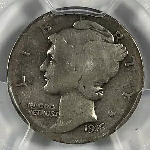 1916-D }[L[ _CB .10B PCGS AG3 O[hƂĂ͋́B