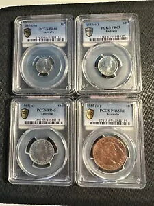GUxX 2  1955 I[XgA 4 s[X v[t Zbg PCGS PR63-66 S[h V[h