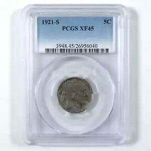 1921 S CfBA wbh obt@[ jbP XF 45 PCGS 5c RC SKU:I14120