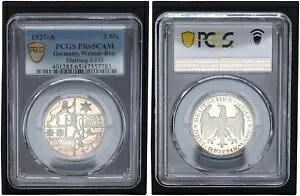 C}[a 3 }[N 1927 A J.330 }[uNw PCGS PR65CAM 103856-