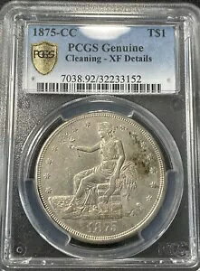 1875-CC fՋh T$1 PCGS XF ڍ J[\ VeB RC