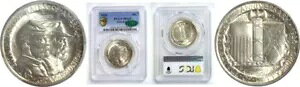 1936 50C �Q�e�B�X�o�[�O �V���o�[�L�O PCGS MS-65