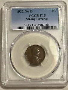 1922 No D F15 PCGS �����J�[�� �Z���g 1C �X�g�����O ���o�[�X �y�j�[ �R�C�� �ƂĂ��f�G #7584
