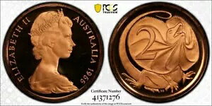 �I�[�X�g�����A 1966 �v���[�t 2 �Z���g PCGS PR69RD DCAM