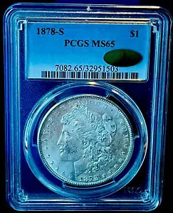1878-S �V���o�[ �����K�� �h�� PCGS MS65 CAC UNRIVALED VAM20 GEM