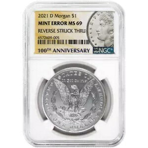 2021-D $1 ���[�K�� �V���o�[ �_���[ NGC MS69 �~���g �G���[ ���o�[�X �X�g���b�N �X���[