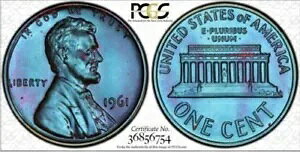 1961 1C PCGS PR66BN J[ Tt@CA g[ & TrueView -RicksCafeAmerican.com