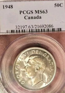 Ji_ 1948 50 ZgA PCGS 63 PQ nCO[hAV[v/X^[ L[f[g MTG 37,784