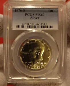 1976-S Vo[ PlfB n[t_[ 50 Zg PCGS MS-67