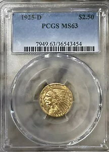 1925-D CfBA 2.50 h NH[^[ C[O  PCGS MS-63