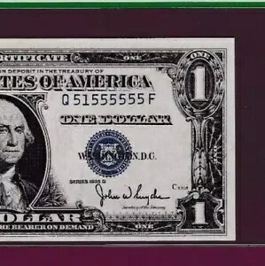 jA\bhoCi $1 1935 D Vo[ؖm[g S/N 51555555 PCGS Fr.1613W