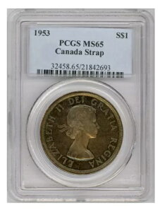 S$1 Ji_ 1953 - PCGS ɂO[h MS65 - Xgbv (V_[tH[h)