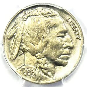 1936 DDR obt@[ jbP 5C FS-801 i - PCGS UNC ڍ (MS) - AU55  1200 h