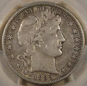 1895-S ���e�� �n�[�t�_���[ 50c PCGS �F�� XF40