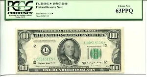 FR 2160-L* X^[ 1950C $100 AM 63 PPQ I Vi