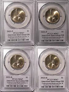 2023 P & D InCI Cmx[V h 1 hnSS PCGS MS67 |WV A & B