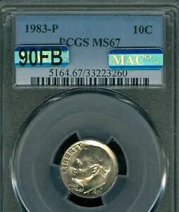 1983 v[Yxg _C PCGS MS67 90FB MAC ōO[h MAC X|bgX $3,000 FB *