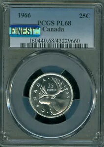 1966 Ji_ 25 Zg PCGS PL68 PQ MAC ōO[h X|bgX *