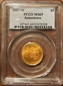 2007-W G$5 WF[X^ENLO - PCGS MS 69 - G1381