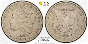 1879-CC モーガン ドル PCGS VF ディテール クリーニング済み 本物の素晴らしいディテール (D110)