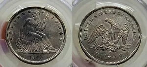1840 O V[ebh oeB n[t_[ 50c PCGS AU ڍ׋^킵F