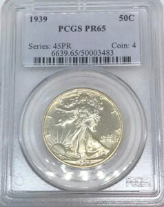 1939 50c PCGS PR 65 - �v���[�t �E�H�[�L���O ���o�e�B �n�[�t�_���[