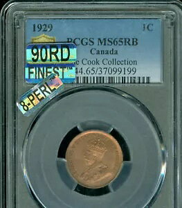 1929 Ji_Zg PCGS MS65 RB PQ MAC 90RD 8PEARLS & ōO[h NbNR *
