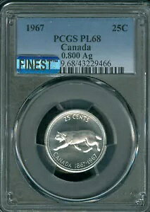 1967 Ji_ Vo[ 25 Zg PCGS PL68 PQ MAC ō MAC X|bgX *