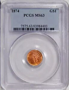 1874 G$1 PCGS MS 63 I[h z_[ ~ ͓I 1 h S[h