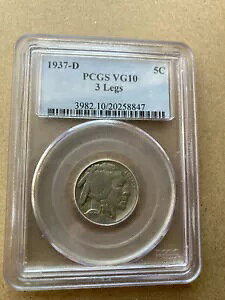 1937-D X[bOY obt@[ jbP L[ fCg PCGS VG-10ÂȂfGȃRC