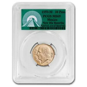 1959 ���L�V�R AV 10 �y�\ MS-69 PCGS (�O���[�� ���x�� �j���[ �_�C ���X�g���C�N)