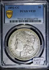 1892-CC �����K�� �h�� PCGS VF-35;������XF