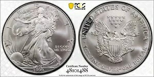1999 �A�����J�� �V���o�[ �C�[�O�� �~���g �G���[ ~ PCGS MS68 ~ �X�g���b�N �X���[ �G���[ ~ ���W���[