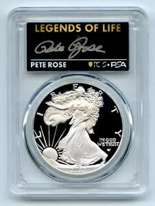2022 W v[t Vo[ C[O AJ h PCGS PR70DCAM Legends Life Pete Rose