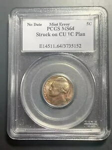 tȂ~g G[ PCGS MS64  CU 1C vɃqbg܂