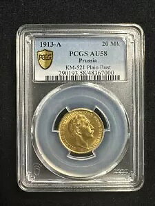 1913 NhCc Xe[g v[ oXg vCZ 20 }[N PCGS AU58A.900 