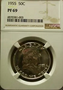 1955 PR69 �V���o�[ �t�����N���� - NGC - �W�F�b�g �u���b�N�A�艿 1850.00 �h��!!!!