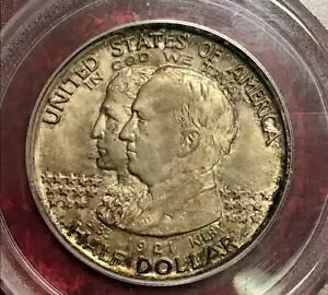 PCGS MS65 1921-P ~ uAo}B 100 NvʐMVo[ 50C ~ fGȒF