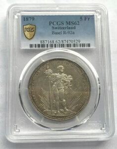 XCX 1879 o[[ˌ 5 t PCGS MS62 ݁AUNC