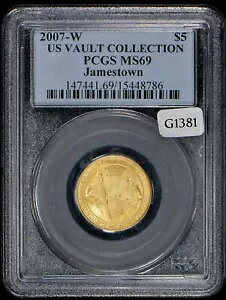 2007-W G$5 WF[X^ENLO - PCGS MS 69 - G1381