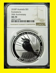 2020 I[XgACJZ~ NGC MS 70 1 IX Vo[ vr[ 70 NEW 30th Ann