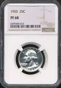 1953 �v���[�t ���V���g�� �N�H�[�^�[ NGC PF 68 *���ꂢ�ȕ\��!*