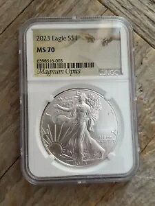 2023 NGC MS70 $1 ASE }Oi I[pX zCg x - AJ Vo[ C[O 1 IX .999