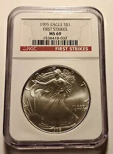 1995 AJ Vo[ C[O $1 NGC MS69 t@[Xg XgCN A h 1 IX̒n
