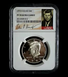 1995 S Kennedy シルバー プルーフ NGC PR70 ウルトラ カメオ シグネチャー エディション ~ 2023 01
