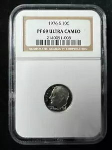 1976 S 10C ���[�Y�x���g �_�C�� PF69 �E���g�� �J���I NGC�B PR69 DCAM;�t�@�b�e�B�z���_�[ SKU 3279