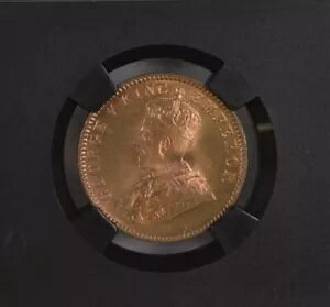 1928 C KG V ueBbV Ch 1/4 Ai ubN RA - NGC O[h MS 66 RD