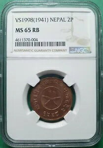 VS1998 (1941) �l�p�[�� 2 �p�C�T NGC MS 65 RB �g�b�v �|�b�v