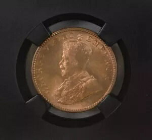 1928 C KG V ueBbV Ch 1/4 Ai ubN RA - NGC O[h MS 66 RD